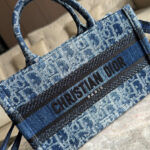 Christian Dior Mini Dior Book Tote Blue